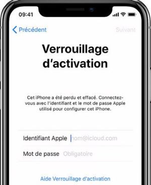 aide verrouillage d’activation