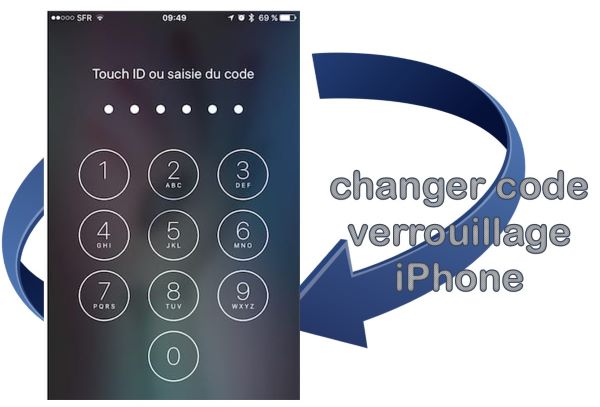 changer code verrouillage iphone