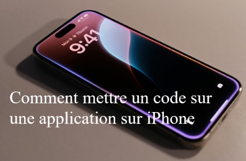 mettre un code sur une application apple